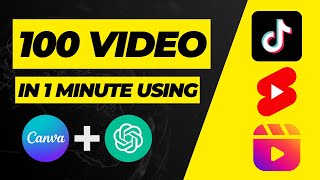 I Made 300 YouTube Shorts in Just 30 MINUTES for a Faceless YouTube Channel - Grow Your Business #1