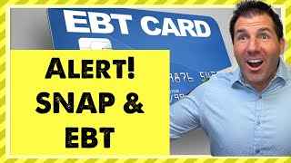 MAJOR CHANGE: SNAP, Food Stamps, EBT, Low Income | ALERT For Your Benefits