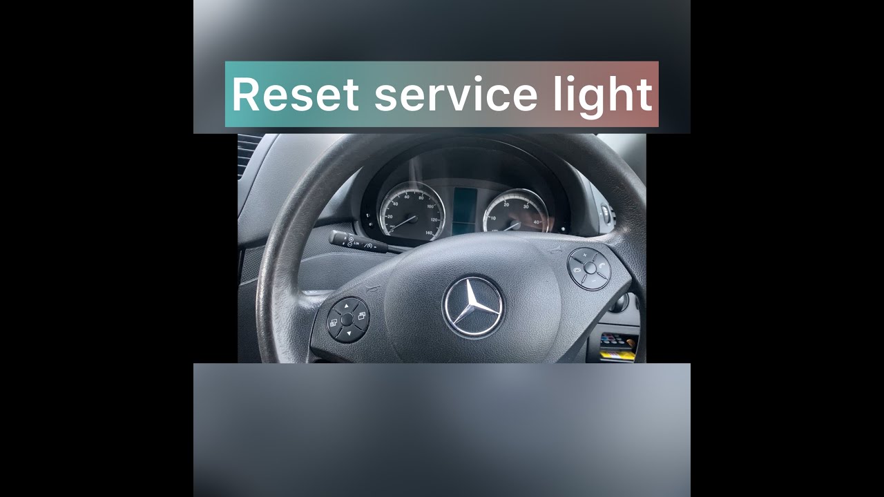 Mercedes Vito/ Viano Service Light Reset - YouTube