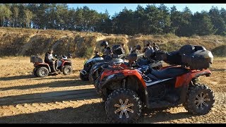 Quadvlog #1- Dwie wywrotki ?! Żwirownia | Wyprawa na 7 quadów Wlkp | CF MOTO, CAN-AM, Yamaha, TGB |