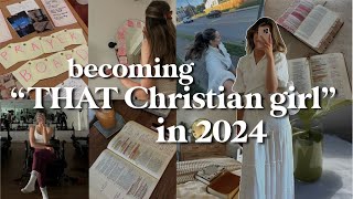 how to become that CHRISTIAN GIRL for 2024: prayer boards, goal setting, healthy habits and more