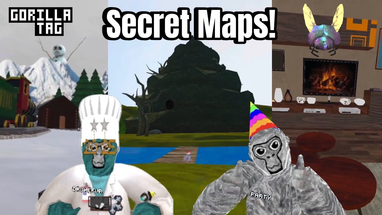 Exploring Gorilla Tag Secret Maps Youtube