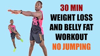 30 Minute Weight Loss and Belly Fat Workout No Jumping