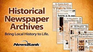 Local Historical Newspaper Archives - Overview for Public Libraries