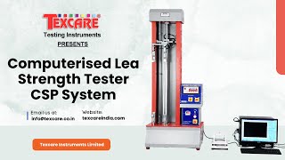 Computerized Lea Strength Tester CSP System ASTM D1578, ASTM D2256, ISO 2062, ISO 2060, ISO 5079