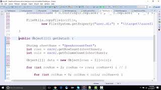Selenium Automation | Data Driven Framework | 14 Creating a common DataProvider
