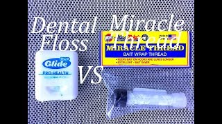 Tying Soft Baits! Elastic Nylon Bait Thread or Dental Floss?