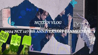 [시즈니 브이로그] 2024 NCT 127 8th ANNIVERSARY FANMEETING 🖤 •127 8주년 팬미팅 • 맠프 • 애옹이 배 지켜• 실체 3층 시야• 덕질로그