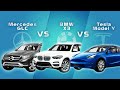 Tesla Model Y vs. Mercedes GLC and BMW X3