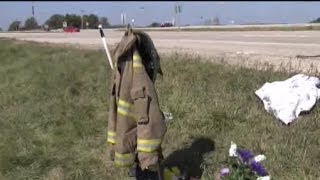 Friends honor volunteer firefighter killed in accident