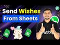 Send Instant WhatsApp Greetings from Google Sheets