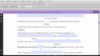 How to Fill in Standard Residential Lease Agreement