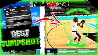 BEST GREEN LIGHT JUMPSHOT FOR SMALL GUARDS in NBA 2K24! HIGHEST GREEN WINDOW - UNLIMITED GREENS!