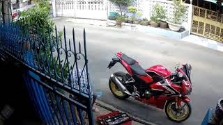 Cbr300r เปลี่ยนผ้าเบรคหลังกับถ่ายน้ำมันเครื่อง...