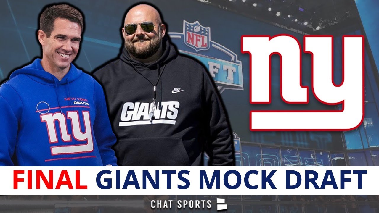 FINAL New York Giants Mock Draft Prior To The 2022 NFL Draft | 7 Round ...