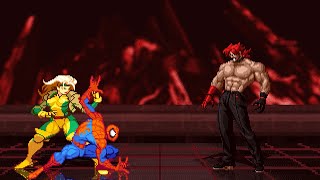 [Ikemen GO] Marvel Spider-Man/Rogue vs KOF Sasin-Neo Rugal