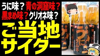 【ゆっくり解説】北海道の旨くて個性的なご当地サイダー！ウニ味！？青の洞窟味！？黒まめ味！？