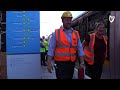 video new luas cross city line tested for the first time today