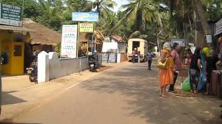 Agonda beach village. From one end to the other.