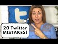 Twitter for Actors: 20 Biggest Mistakes Actors make on Twitter