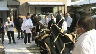 大鏑矢神社の夫婦獅子舞　　３　2013.1.3