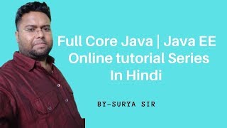 Core Java Online Training Session 116 | Java Tutorial in Hindi | Java Tutorial For Beginners