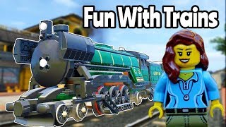 Fun with LEGO Trains: Episode 4- Cargo Train 60198