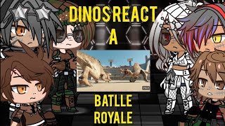 Dinos react a Dinosaurs Battle Royale | Gacha Club | Créditos @YourIndoraptorPrototype