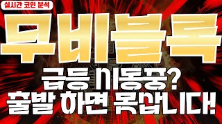 무비블록 : 급등 시동 중? 출발 하면 절대 못삽니다!