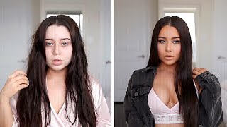3 HOUR MAKEOVER GLAM TRANSFORMATION... GET READY WITH ME!