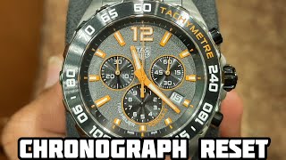 How To Reset Chronograph a TAG HEUER Formula 1