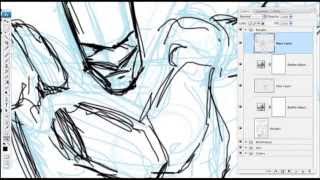 Digitally Sketching Batman (Part 1 of 2)