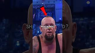 Why Undertaker Shaved His Head