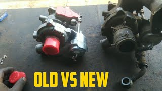 Mahindra SUPRO turbocharger replacement || Old vs New turbo