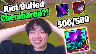 I Cashed Out 500 On Post-Buff Chembaron! Its Actually STRONG Again! I Set 13 TFT