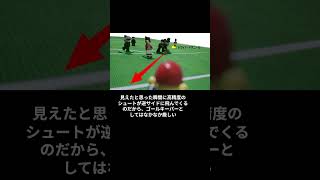 敵が前にいても決める！！選手の視点