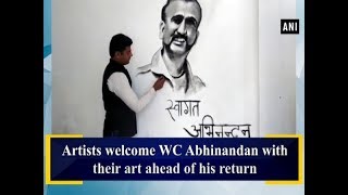 Artists welcome WC Abhinandan with their art ahead of his return - Odisha News