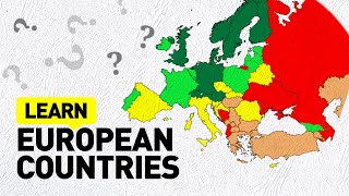 EUROPEAN CAPITALS - Learn Countries and Capital Cities of Europe with Flags | Educational video