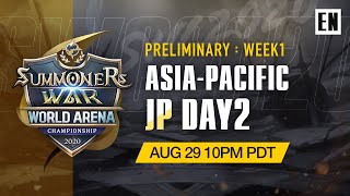 [EN] SWC2020 APAC/JP Preliminary DAY2 | Summoners War | 서머너즈 워