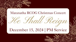 Christmas Concert - December 15th 2024 PM