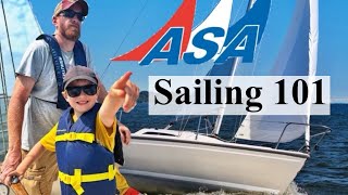 ASA 101 Basic Keelboat Sailing - Learn to Sail Course as a Family