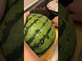 玉名の無人販売所で売ってあった高級スイカ🍉1000円⭕切ってしまった🤦ぜ⁉️チャンネル登録待っているぜ🤑