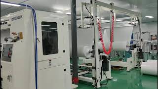 Full Automatic Facial Tissue Converting Machine High Speed Nonstop Production Line