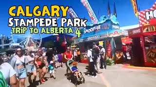 Trip to Alberta Part 4  Day 1_Walk Tour to Calgary Stampede Park with Free Entrance Fee