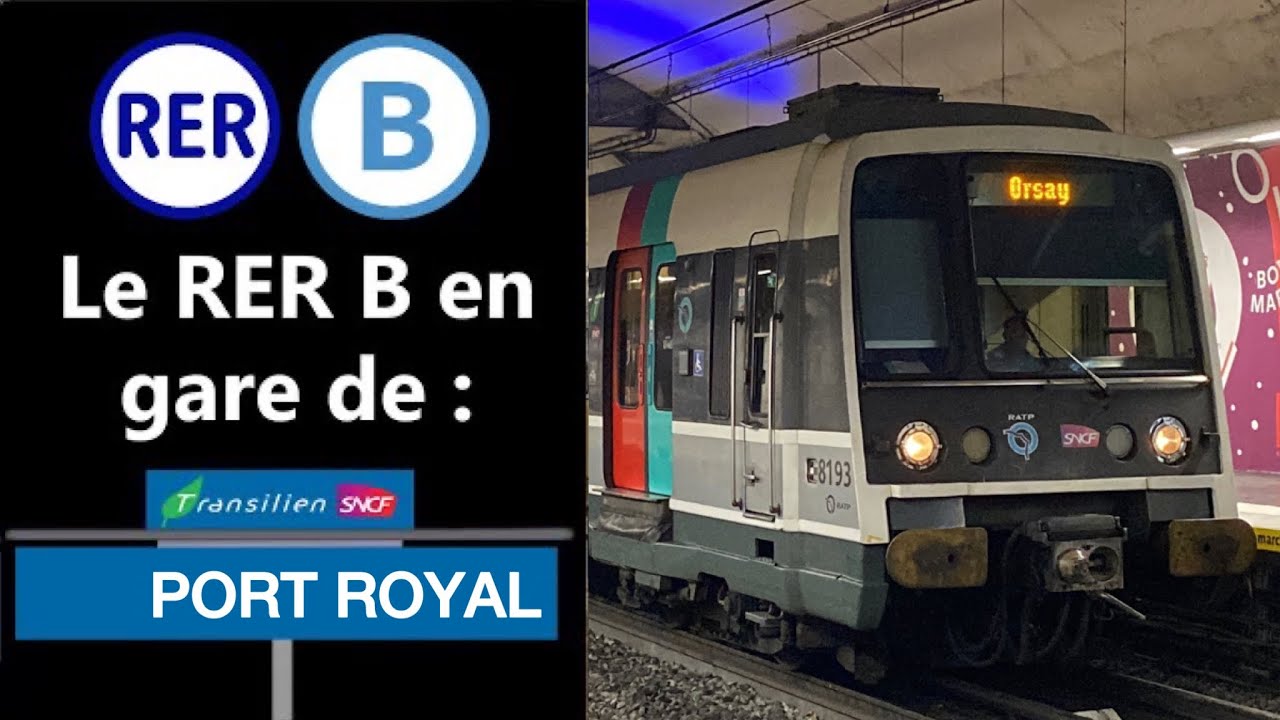 Spot à Port Royal Sur Le RER B (MI79, MI84 IDF Et MI84 IDFM) - YouTube