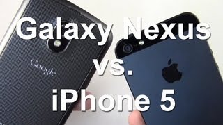 Galaxy Nexus (Android 4.1) vs. iPhone 5 - Boot Up, App Speed, and Browser Test