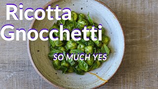 Super Simple Ricotta Gnocchetti \u0026 Pistachio Pesto