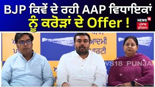 BJP ਕਿਵੇਂ ਦੇ ਰਹੀ AAP ਵਿਧਾਇਕਾਂ ਨੂੰ ਕਰੋੜਾਂ ਦੇ Offer ! ਇਸ ਵਿਧਾਇਕ ਨੇ ਕੀਤੇ ਖੁਲਾਸੇ ! | News18 Punjab