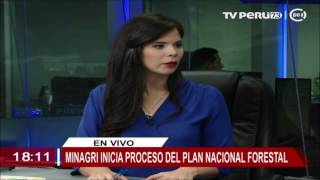 Minagri inicia proceso del Plan Nacional Forestal