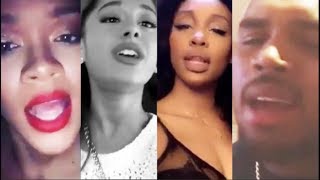 Celebrities singing with their REAL VOICE (Rihanna, Ariana Grande, SZA, Chris Br